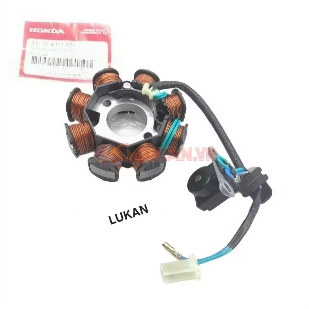 Cuộn lửa máy phát điện xe FUTURE 2, NEO, X 125... xăng cơ zin Honda 31120-KTM-971 - Ảnh 5