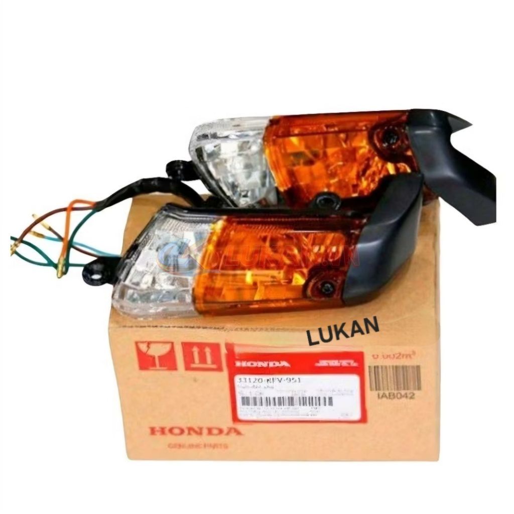 Cặp đèn xi nhan trước xe Super DREAM Việt zin Honda 33400-KFV-951, 33450-KFV-951