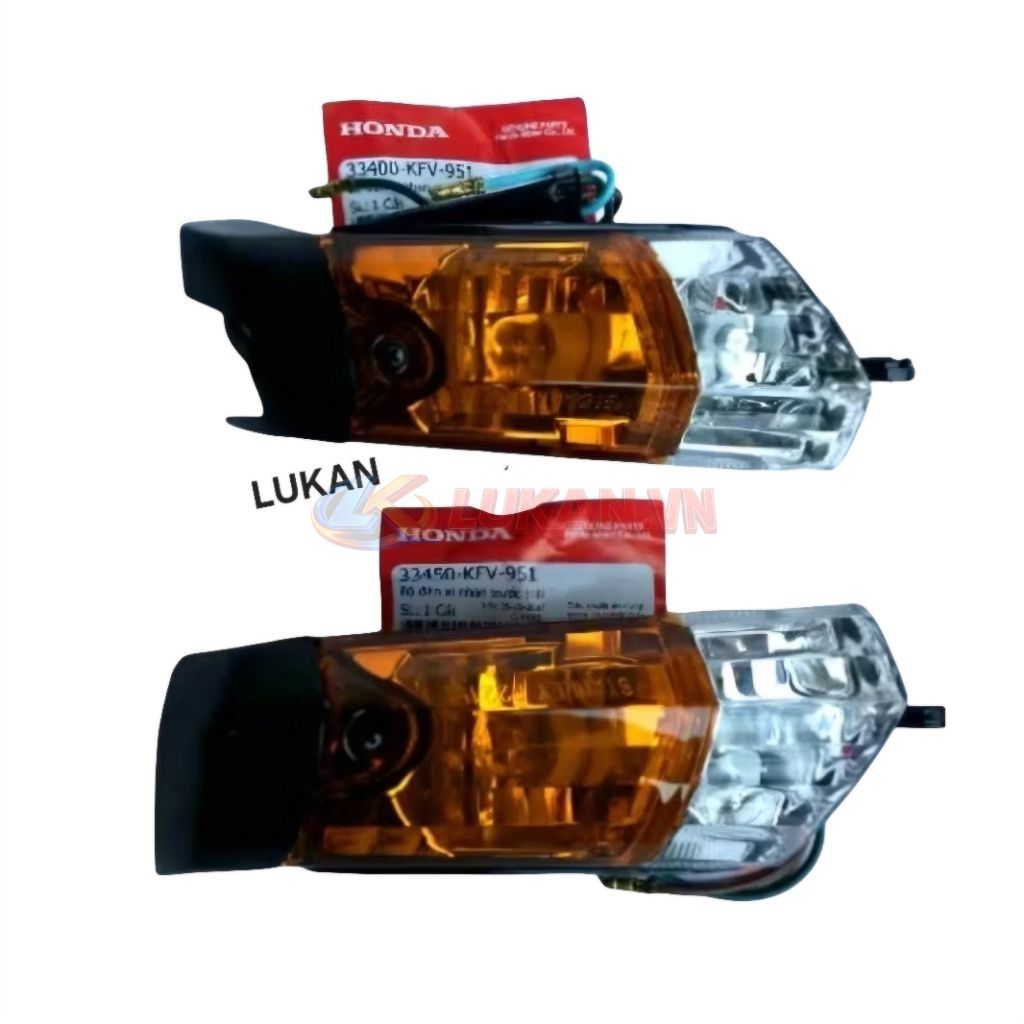 Cặp đèn xi nhan trước xe Super DREAM Việt zin Honda 33400-KFV-951, 33450-KFV-951 - Ảnh 5