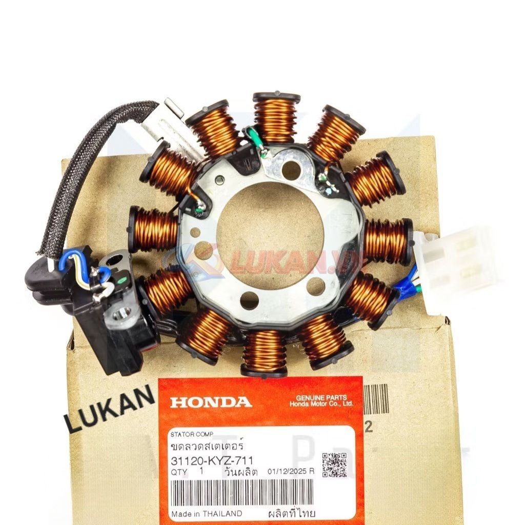 Cuộn lửa, dây máy phát điện xe FUTURE MẬP 125 Fi zin chính hãng 31120-KYZ-711 - Ảnh 5