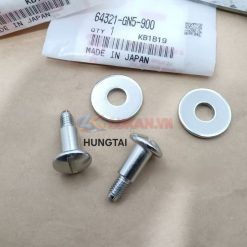 Cặp ốc bắt nhựa cốp CDI, yếm xe DREAM zin Honda Japan. đệm 8mm 64321-GN5-900, 94103-08200