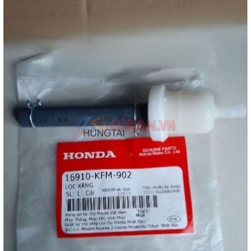 Lọc bình xăng xe DREAM, WAVE, FUTURE... zin Honda có ống xăng 16910-KFM-902 - Ảnh 2