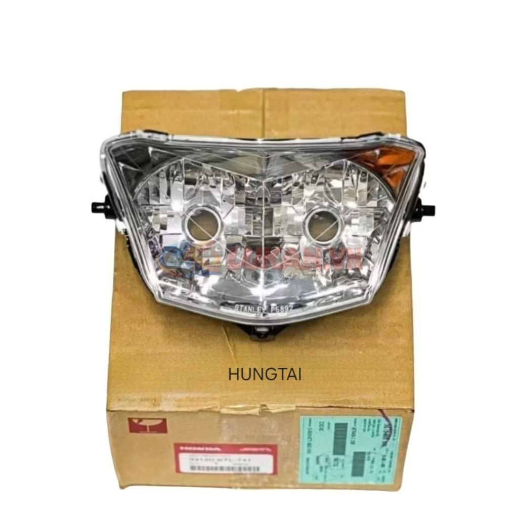 Pha chóa đèn trước xe WAVE A, RS, S100, FUTURE... 2 bóng zin Honda Thái 33120-KTL-741