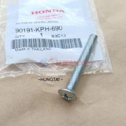 Ốc, vít lắp gù bao tay xe WAVE, FUTURE... trắng zin Honda 90191-KPH-690