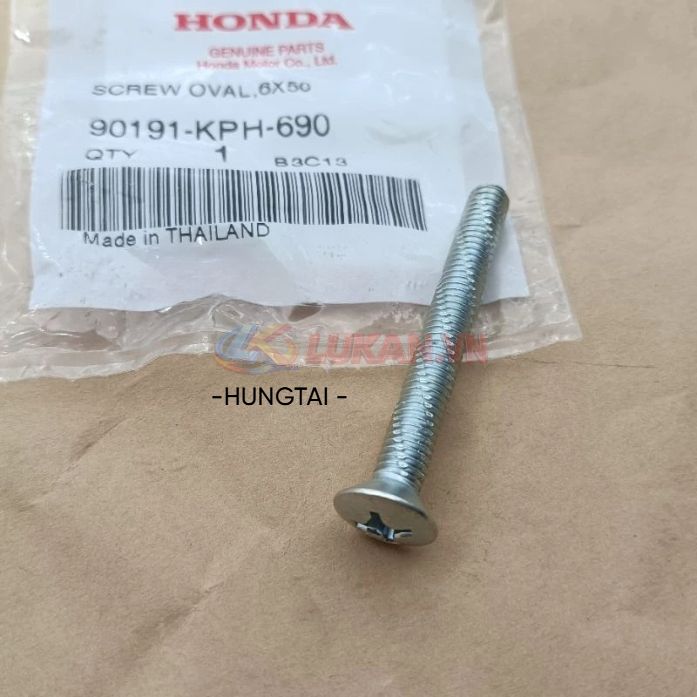 Ốc, vít lắp gù bao tay xe WAVE, FUTURE... trắng zin Honda 90191-KPH-690 - Ảnh 2