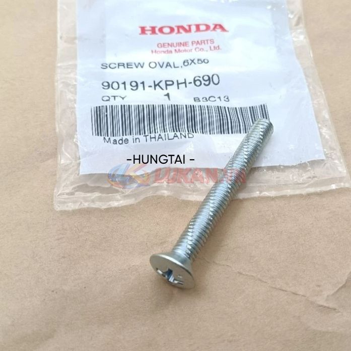 Ốc, vít lắp gù bao tay xe WAVE, FUTURE... trắng zin Honda 90191-KPH-690 - Ảnh 3