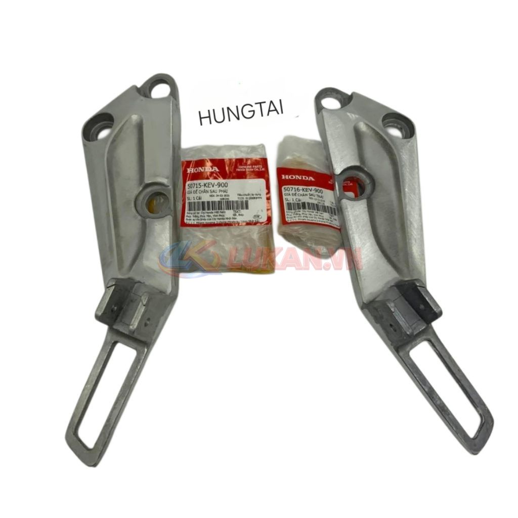 Cặp đùi pass nhôm gác chân sau WAVE ALPHA, ZX, FUTURE 1... zin 50715-KEV-900, 50716-KEV-900 - Ảnh 2