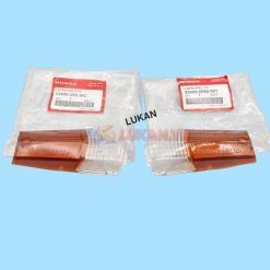 Cặp nắp chụp, ốp võ đèn xi nhan trước DREAM Thái, Super đời đầu zin Honda 33400-GN5-902, 33450-GN5-901