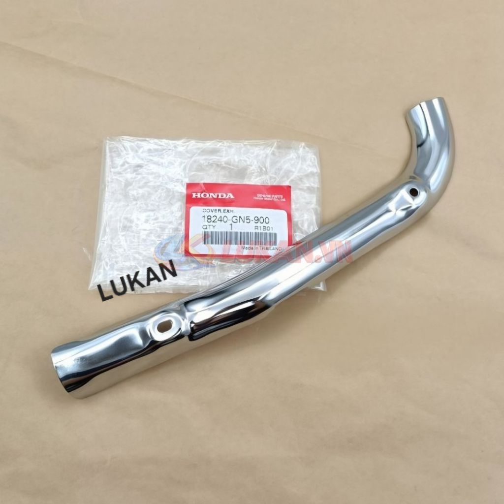 Ốp vĩ che cổ pô ống xã xe DREAM zin chính hãng Thái 18240-GN5-900