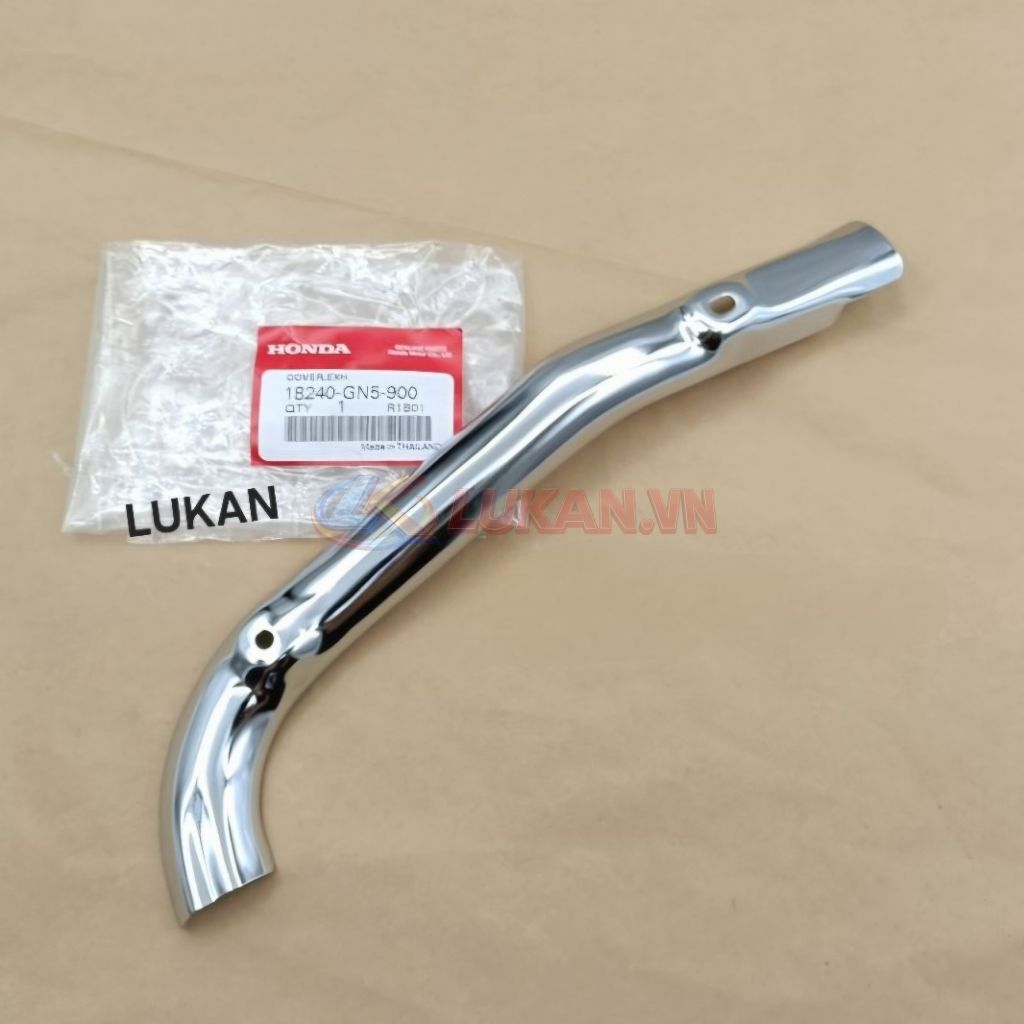 Ốp vĩ che cổ pô ống xã xe DREAM zin chính hãng Thái 18240-GN5-900 - Ảnh 3