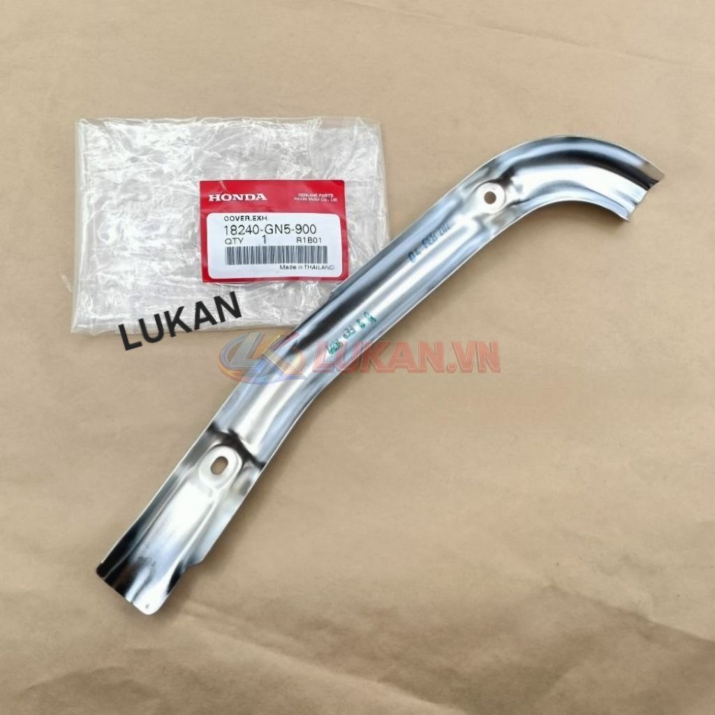 Ốp vĩ che cổ pô ống xã xe DREAM zin chính hãng Thái 18240-GN5-900 - Ảnh 2