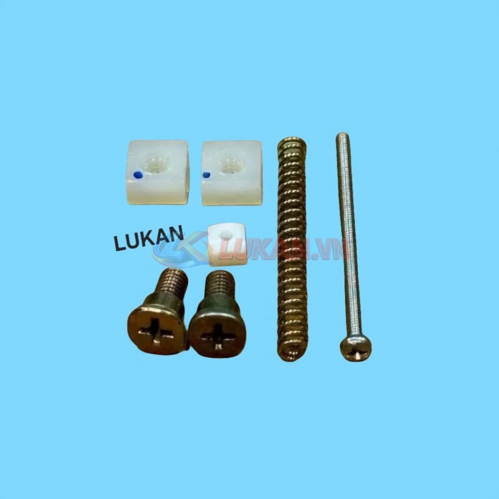 Bộ ốc, vít lò xo chỉnh pha chóa đèn xe DREAM zin chính hãng - Ảnh 4