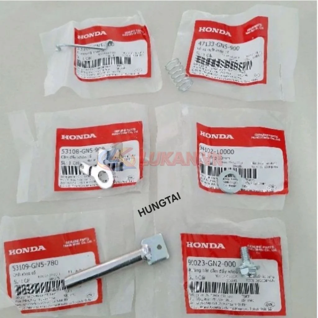 Full bộ chốt khóa cổ xe DREAM zin Honda chính hãng - Ảnh 2