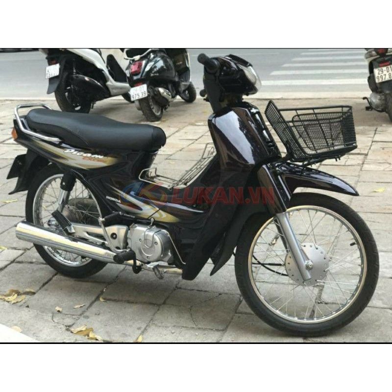 Nhựa dè đuôi biển số, chắn bùn sau xe DREAM Lùn đời 99 zin chính hãng - Ảnh 4