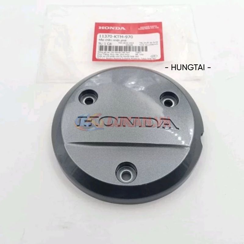 Nắp nhựa ốp chắn nhiệt, lốc nồi côn phải FUTURE NEO, X 125... zin Honda 11370-KTM-970