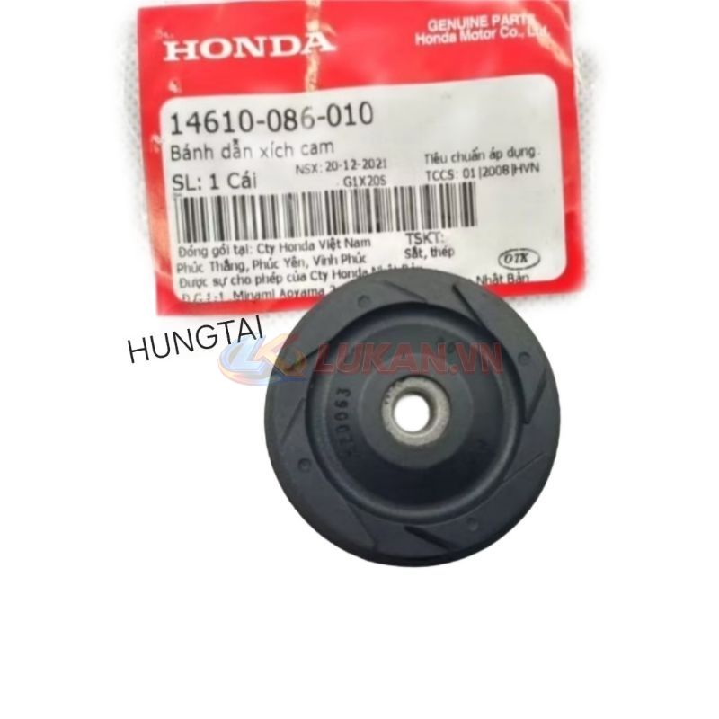 Bánh cao su lòng xilanh đỡ sên, xích cam DREAM, WAVE, FUTURE... zin Honda 14610-086-010