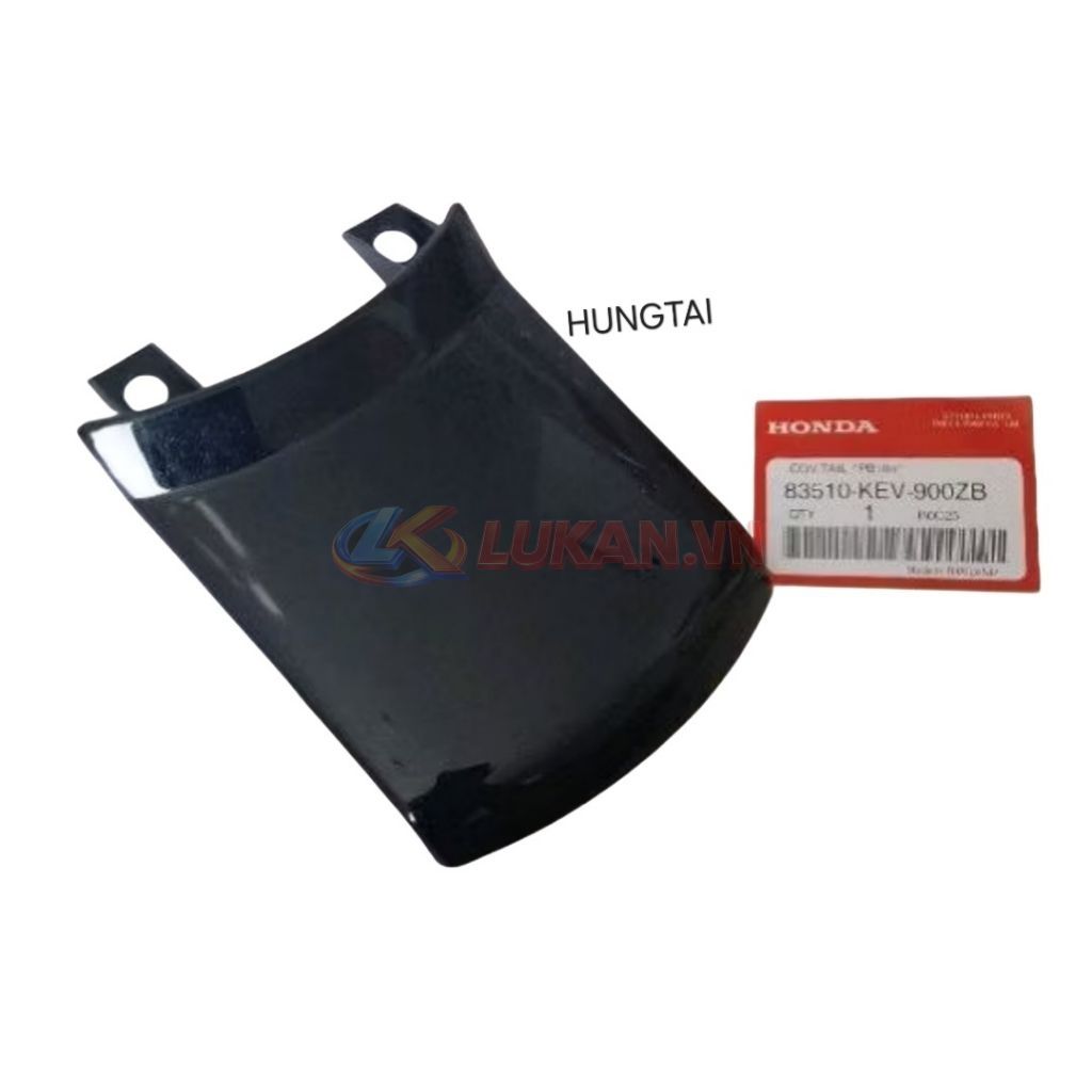 Nắp ốp vỏ nhựa đuôi, mu rùa xe WAVE Thái đen zin Honda 83510-KEV-900ZB