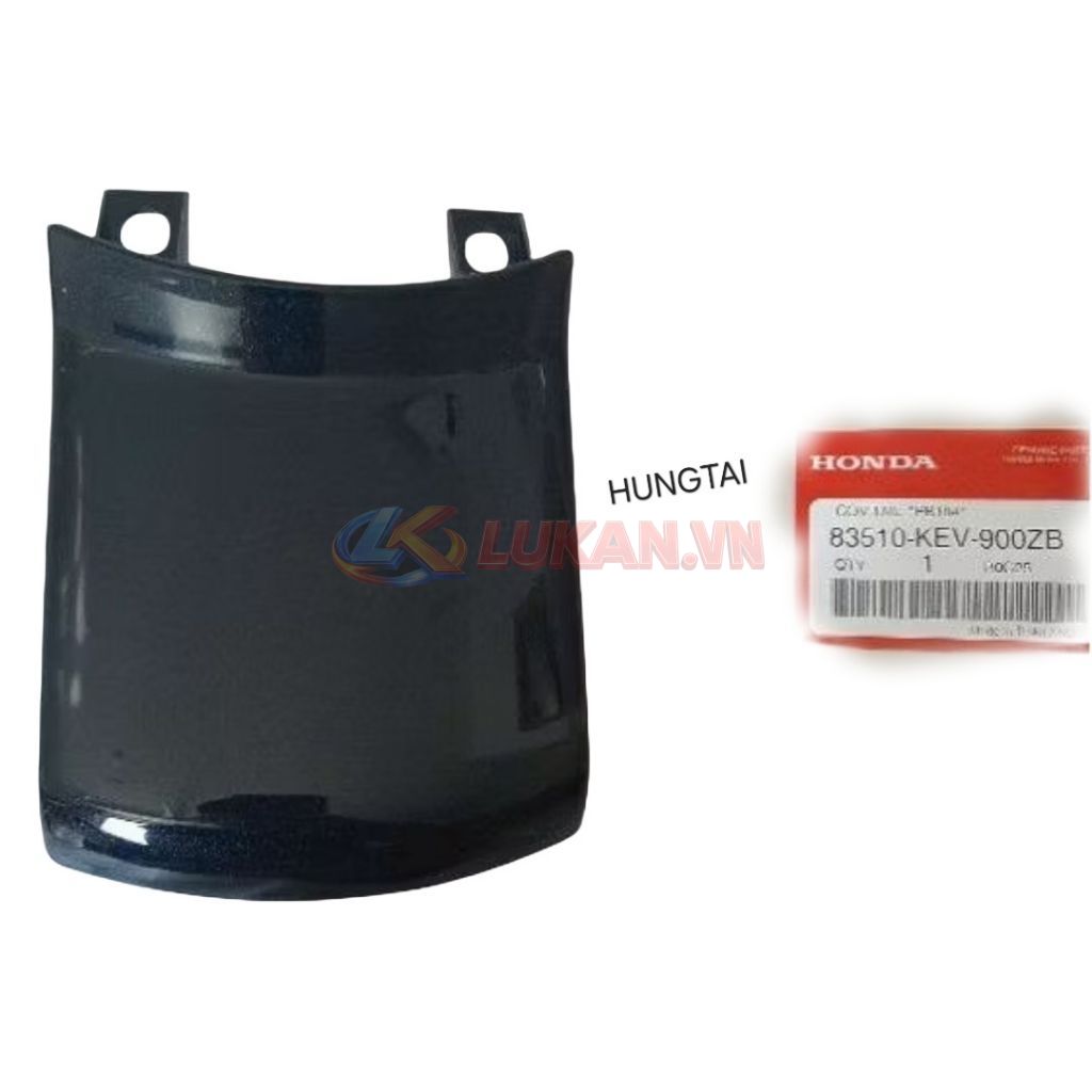 Nắp ốp vỏ nhựa đuôi, mu rùa xe WAVE Thái đen zin Honda 83510-KEV-900ZB - Ảnh 3