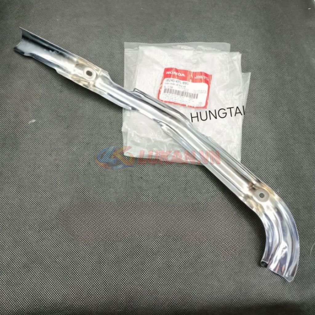 Ốp vĩ che cổ pô, ống xã xe FUTURE 1 đời đầu zin Honda 18240-KFL-890 - Ảnh 4