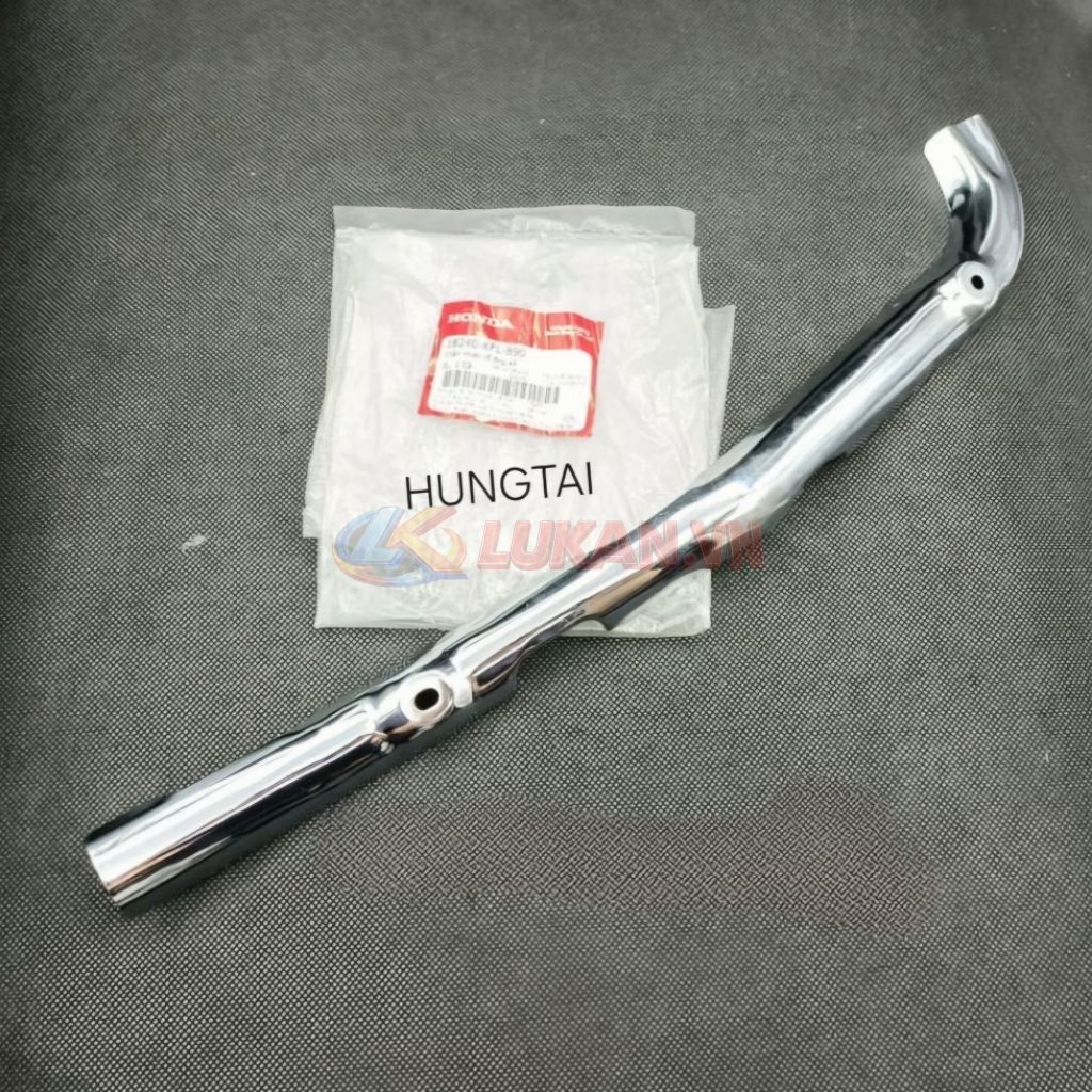Ốp vĩ che cổ pô, ống xã xe FUTURE 1 đời đầu zin Honda 18240-KFL-890