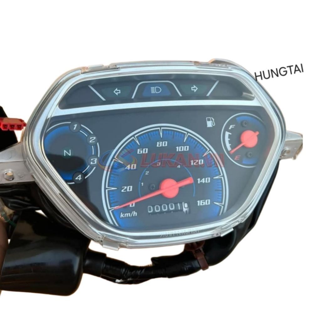 Cụm đồng hồ công tơ mét WAVE BLADE 110, ALPHA, ZX nền Xanh zin Honda 37200-K57-V01 - Ảnh 6