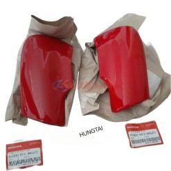 Cặp ốp vai, nhựa vỏ phuộc trước xe WAVE Thái đỏ zin Honda 61200-KFL-860ZC, 61400-KEV-900ZD