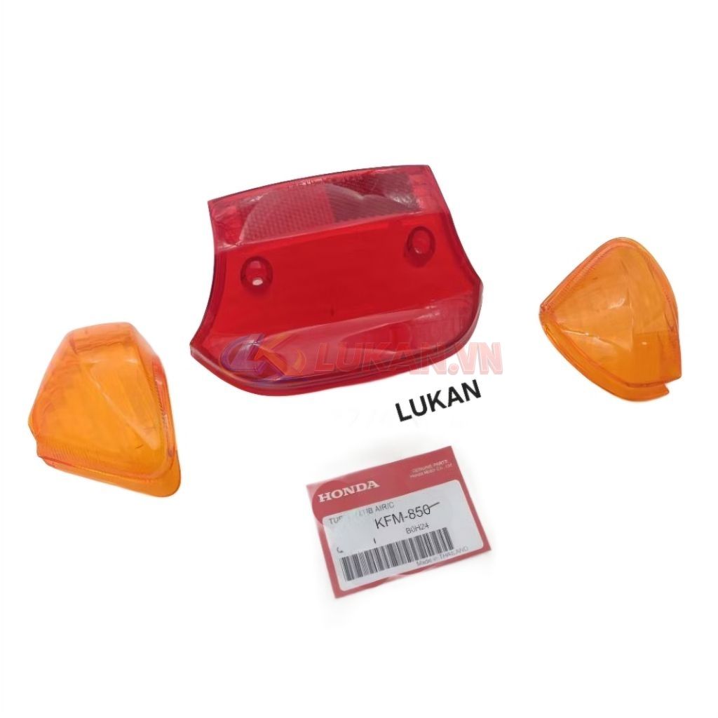 Bộ chụp lái, võ xi nhan, đèn hậu Stop xe DREAM Lùn đời 99 zin Honda - Ảnh 2