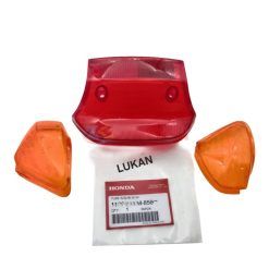 Bộ chụp lái, võ xi nhan, đèn hậu Stop xe DREAM Lùn đời 99 zin Honda