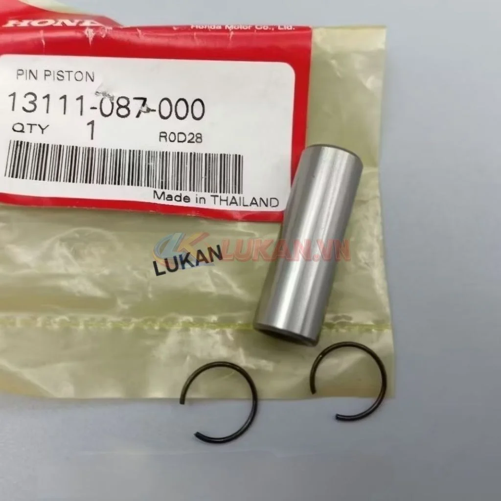 Bộ ắc chốt, phe gài trái piston DREAM, WAVE, FUTURE... zin Honda 13111-087-000 - Ảnh 3