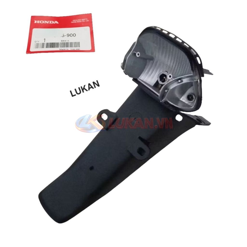Nhựa dè đuôi biển số, chắn bùn sau xe DREAM Lùn đời 99 zin chính hãng - Ảnh 5