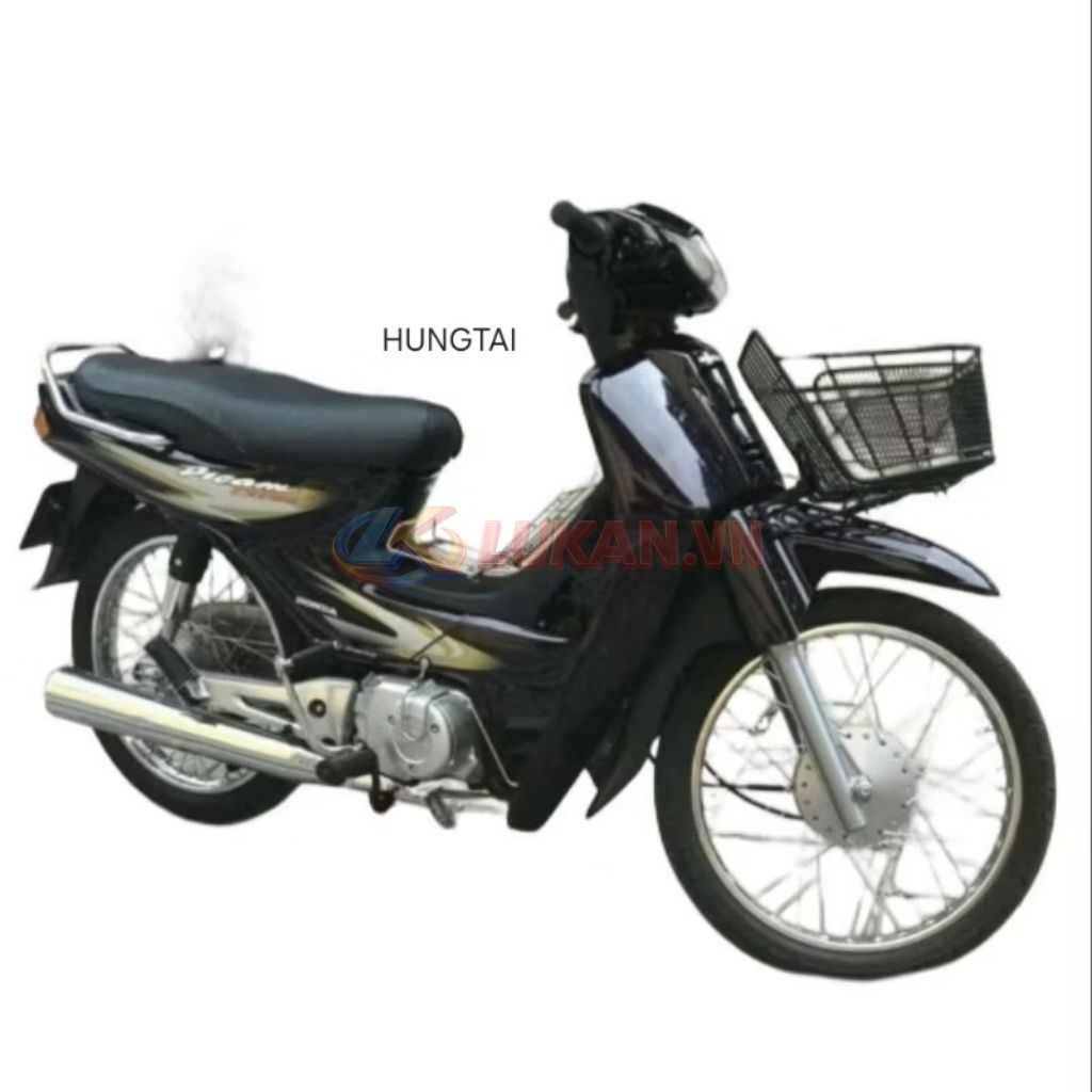 Bộ chụp lái, võ xi nhan, đèn hậu Stop xe DREAM Lùn đời 99 zin Honda - Ảnh 5