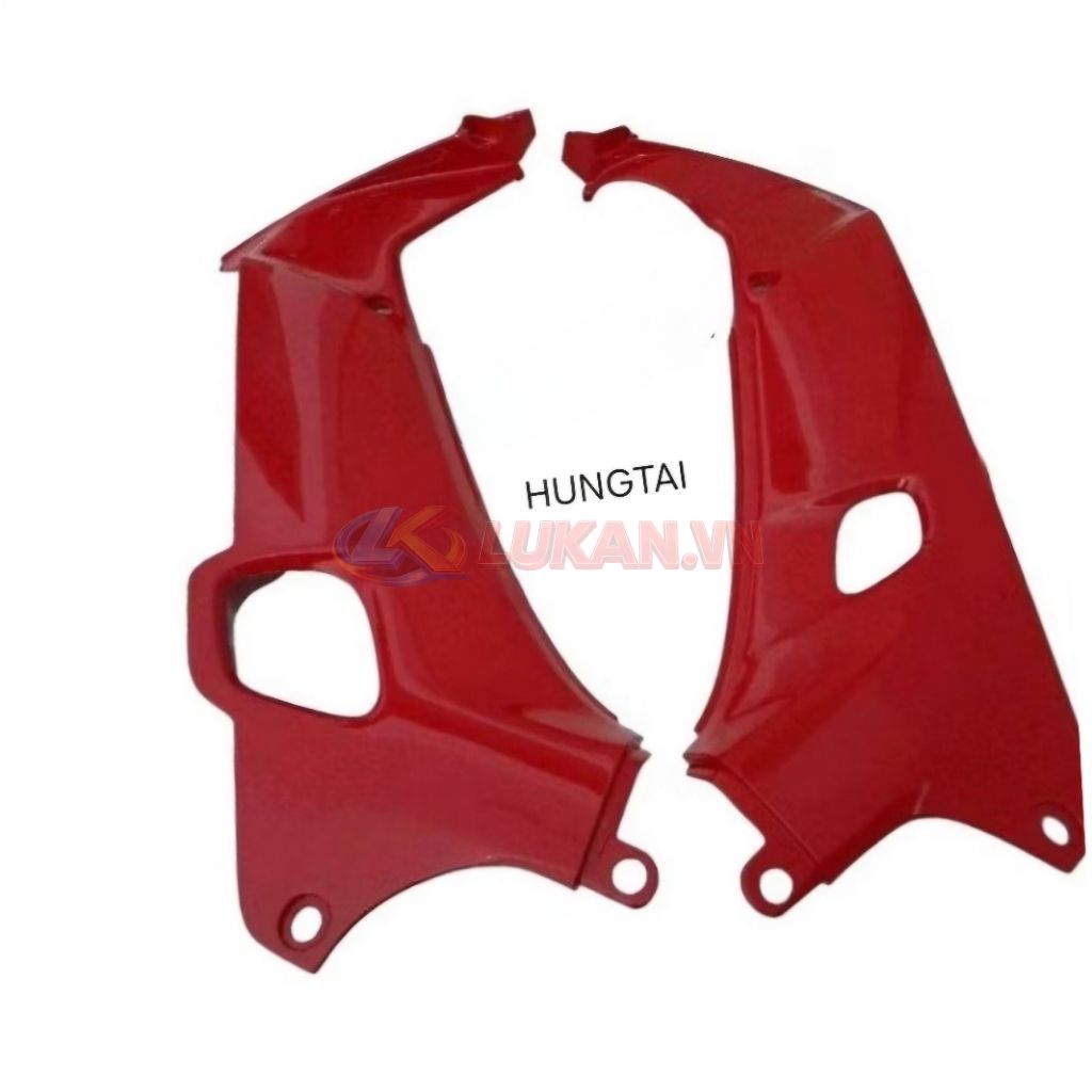 Cặp nhựa ốp bững yếm trong xe WAVE Thái đỏ zin Honda - Ảnh 4