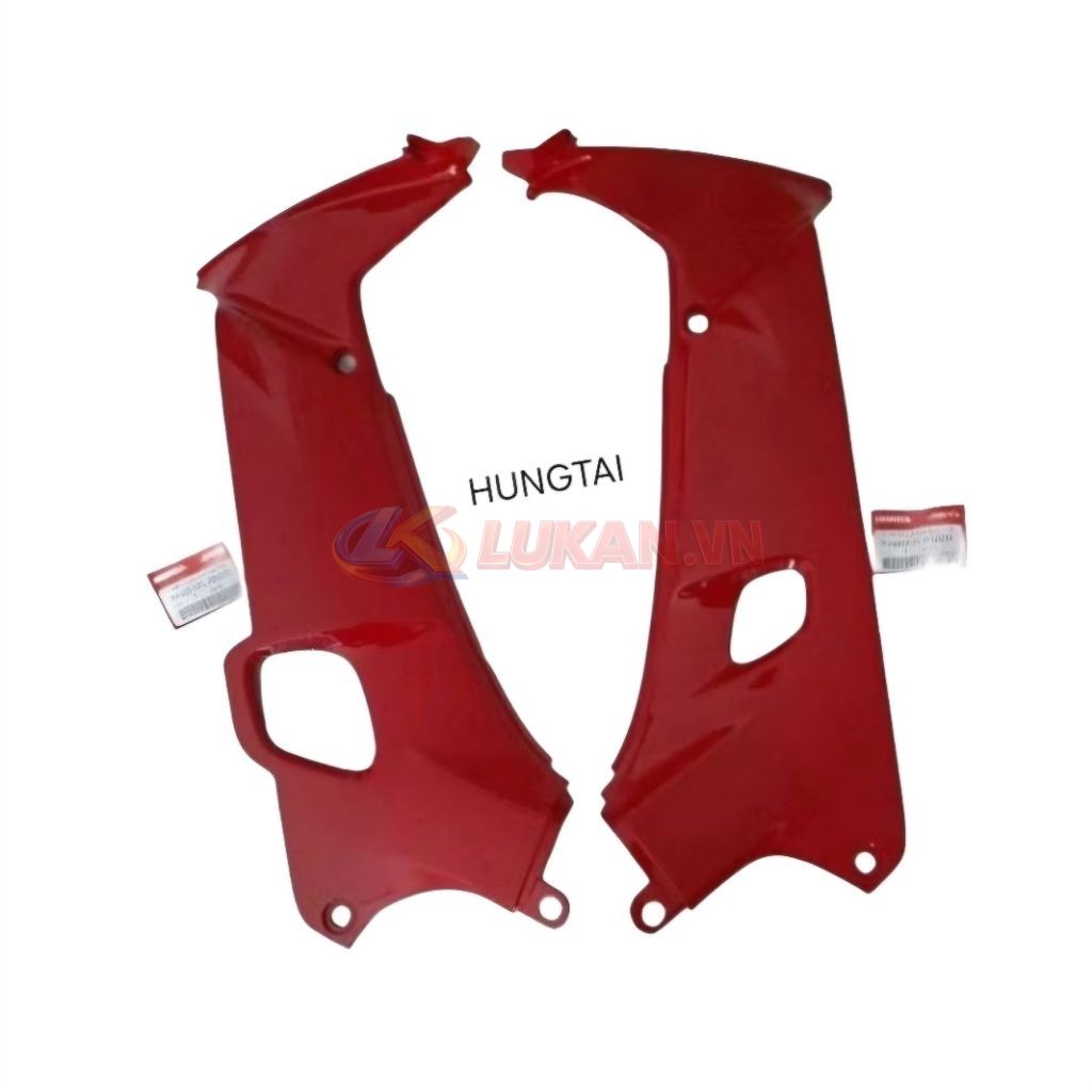 Cặp nhựa ốp bững yếm trong xe WAVE Thái đỏ zin Honda