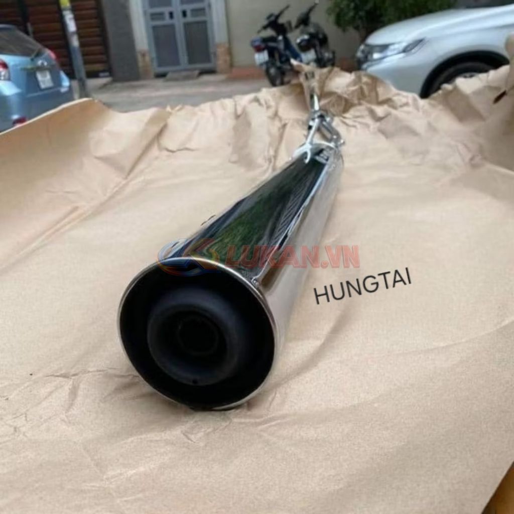 Cây Pô ống xã xe DREAM Lùn 100 zin Honda Thái chính hãng - Ảnh 7