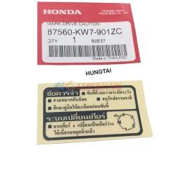 Tem cơ cấu thông số dán bững yếm DREAM Thái zin Honda 87560-KW7-901ZC