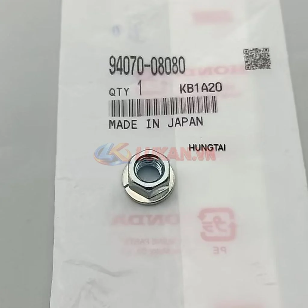 Ốc, tán treo treo pass pô xe DREAM Thái zin Honda Japan 94070-08080 - Ảnh 4