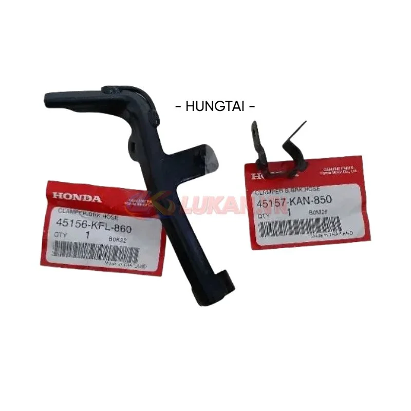 2 pass kẹp dây dầu trước xe WAVE Thái, ZX, FUTURE 1 zin Honda 45156-KFL-860, 45157-KFL-850