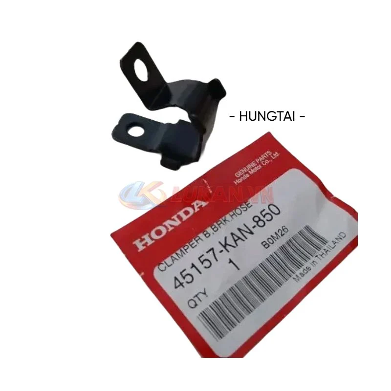 2 pass kẹp dây dầu trước xe WAVE Thái, ZX, FUTURE 1 zin Honda 45156-KFL-860, 45157-KFL-850 - Ảnh 3