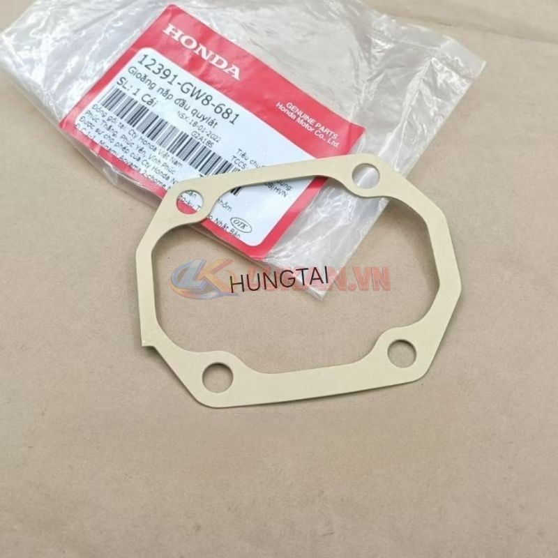 Gioăng, ron nắp đầu 4 lỗ quylat xe DREAM, WAVE, FUTURE... zin Honda 12391-GW8-681 - Ảnh 2
