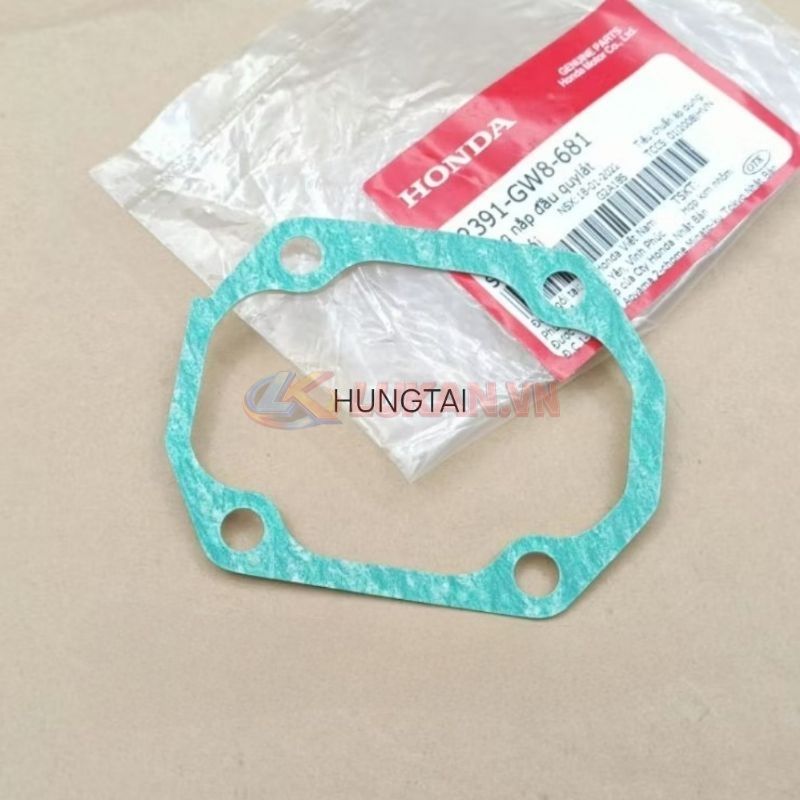 Gioăng, ron nắp đầu 4 lỗ quylat xe DREAM, WAVE, FUTURE... zin Honda 12391-GW8-681