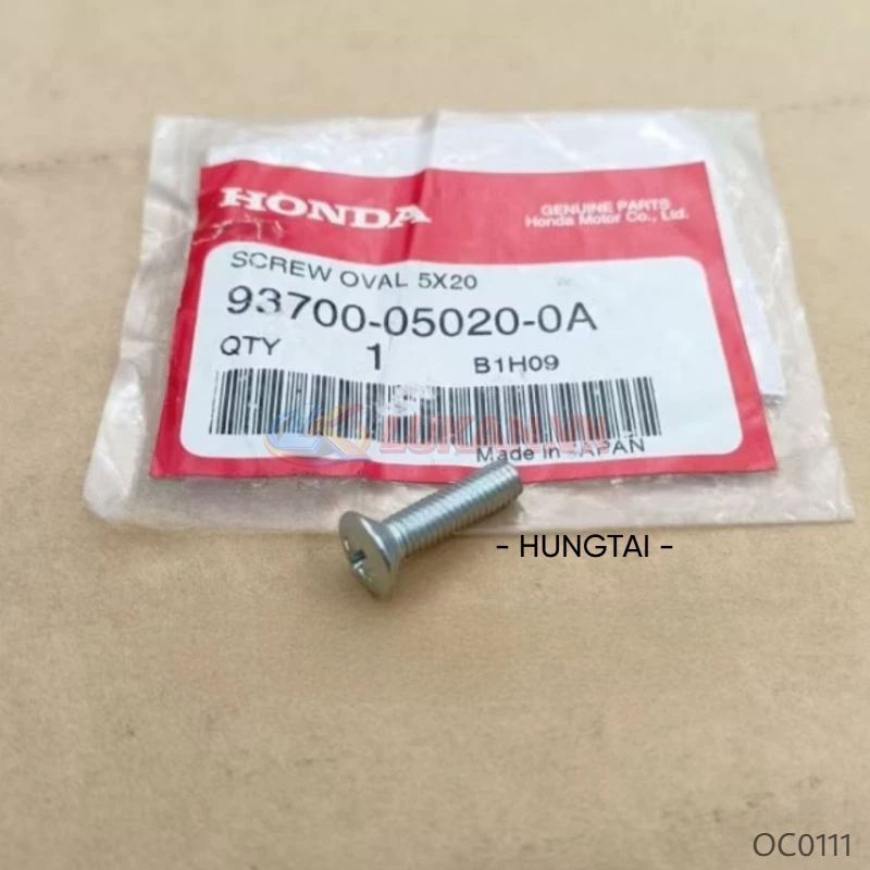Ốc, vít bắt dây công tơ mét, đồng hồ DREAM, WAVE, FUTURE... zin 5x20 93700-05020-0A, 93700-050-200A - Ảnh 3