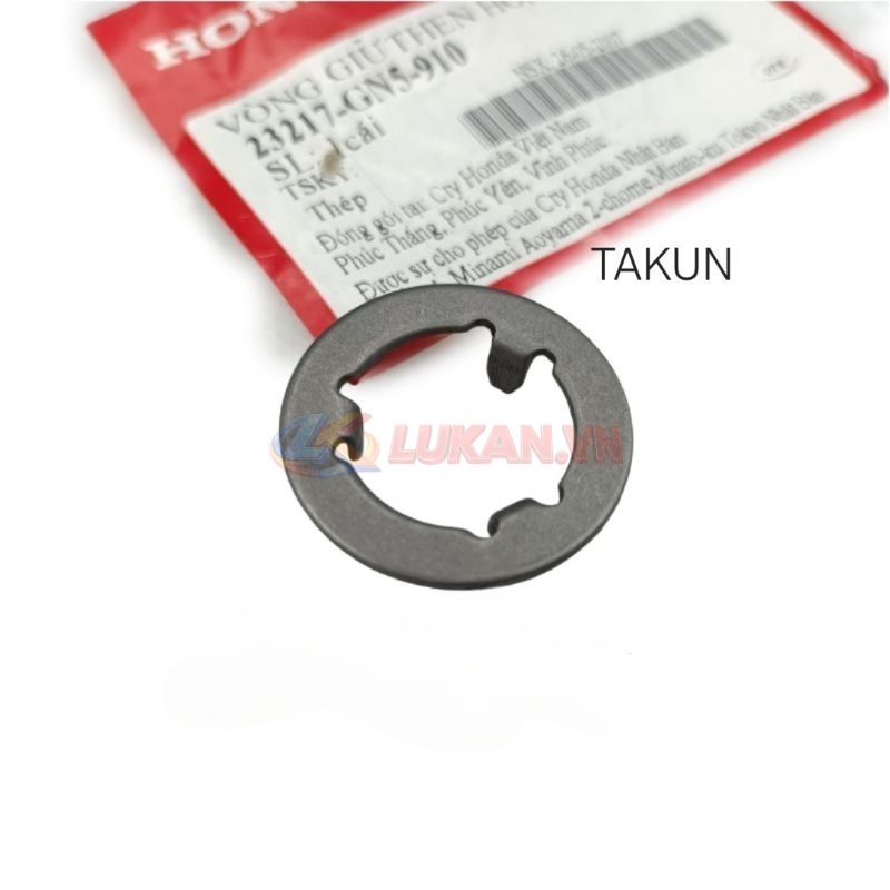 Đệm khóa, 3 chân cốt nhông nồi côn, ly hợp DREAM, WAVE, FUTURE... zin 23217-GN5-910 - Ảnh 2