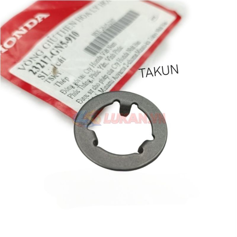 Đệm khóa, 3 chân cốt nhông nồi côn, ly hợp DREAM, WAVE, FUTURE... zin 23217-GN5-910 - Ảnh 3