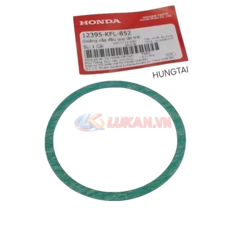 Gioăng, ron nắp cam tròn đầu quylat DREAM, WAVE, FUTURE 1... zin 12395-KFL-852 - Ảnh 3