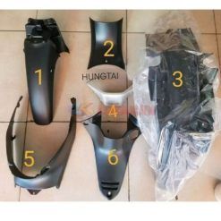 Bộ 6 nhựa nhám đen đuôi FUTURE X 125 zin chính hãng
