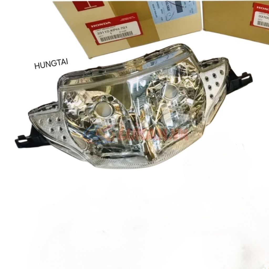 Pha chóa đèn trước 2 bóng xe FUTURE NEO, WAVE 125... zin Honda Thái 33110-KPH-701 - Ảnh 2