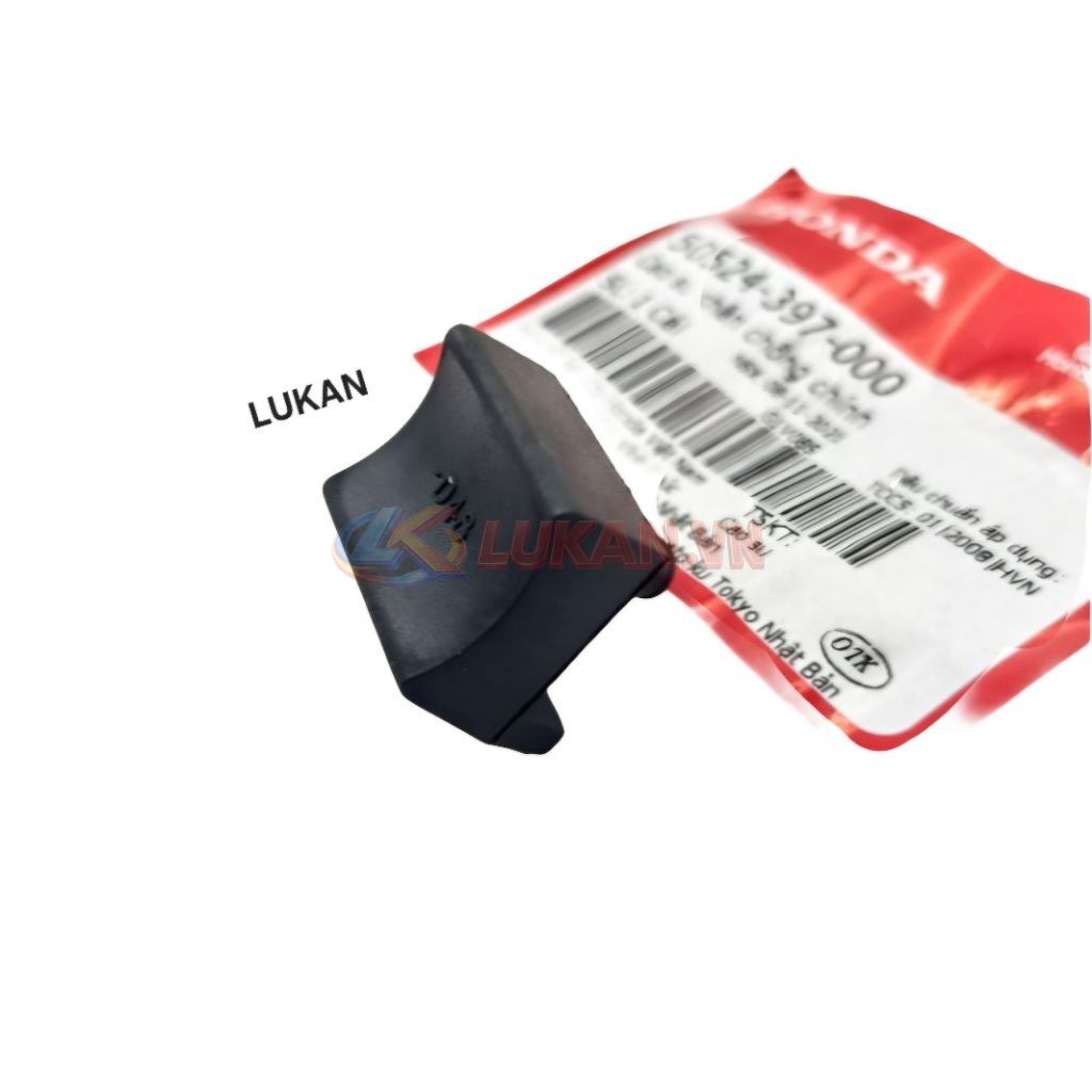 Cục cao su gắn chân chống đứng 1 lỗ DREAM Thái, WAVE, FUTURE... zin Honda 50524-397-000 - Ảnh 2