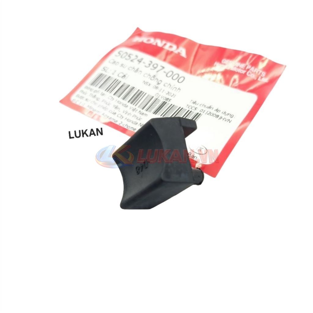 Cục cao su gắn chân chống đứng 1 lỗ DREAM Thái, WAVE, FUTURE... zin Honda 50524-397-000 - Ảnh 4