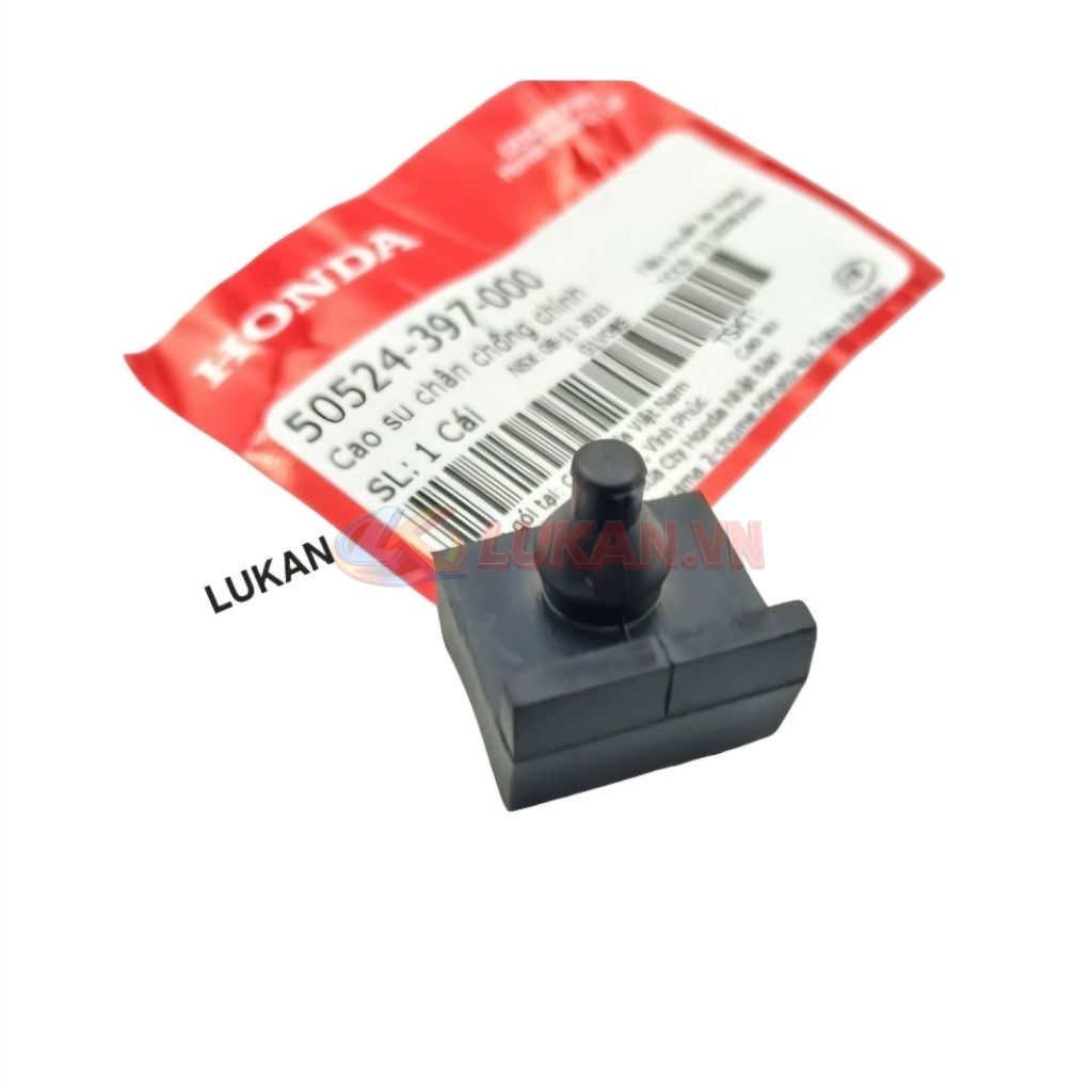 Cục cao su gắn chân chống đứng 1 lỗ DREAM Thái, WAVE, FUTURE... zin Honda 50524-397-000 - Ảnh 5