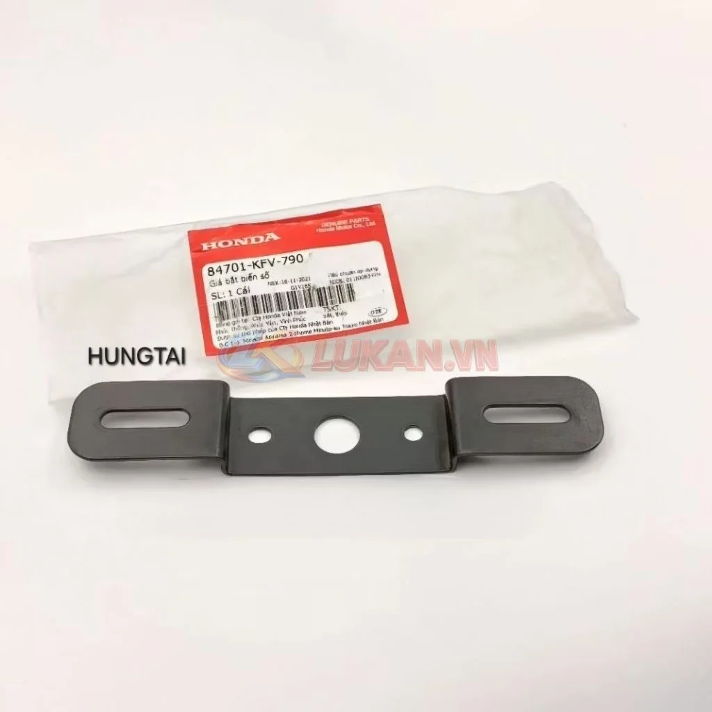Khung, pass bắt biển số xe DREAM zin chính hãng Honda 84701-KFV-790 - Ảnh 3